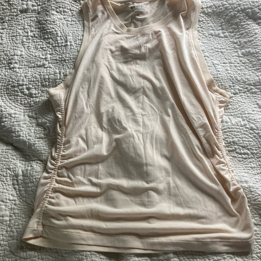 Athleta Women's Cream Sleeveless Top